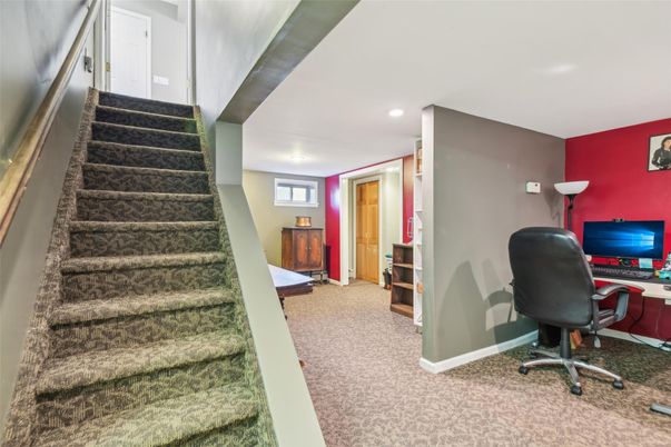 Home Office, Interior, Recessed Lighting