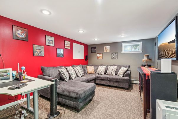 Interior, Living room, Recessed Lighting