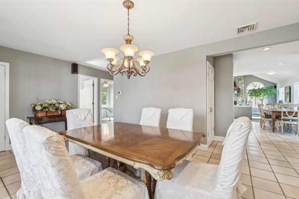 Chandelier, Dining room, Interior, Recessed Lighting