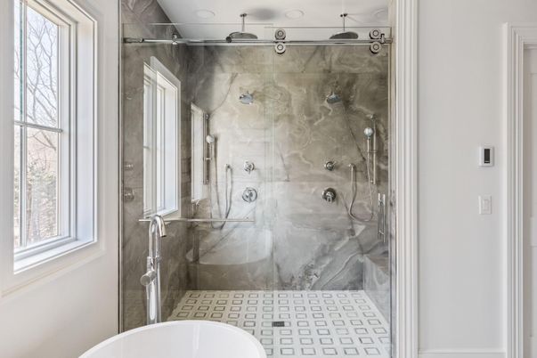 Bathroom, Glass Shower, Interior
