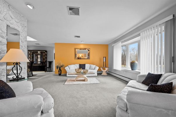 Interior, Living room, Recessed Lighting