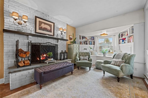 Fireplace, Interior, Stone Walls