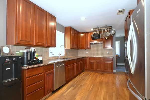 Interior, Kitchen, Wood Texture Flooring