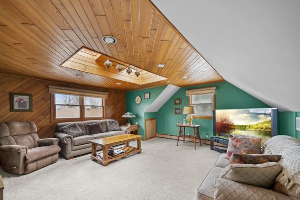 Interior, Living room, Recessed Lighting, Wooden Ceilings, Wooden Walls