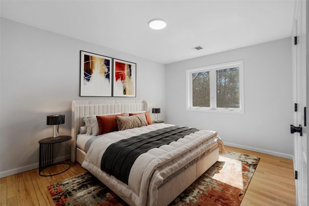 Bedroom, Interior, Wood Texture Flooring