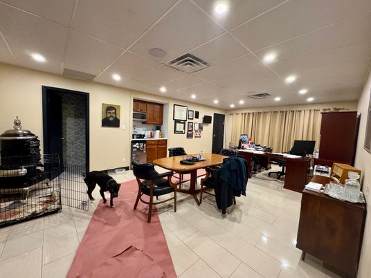 Home Office, Interior, Recessed Lighting