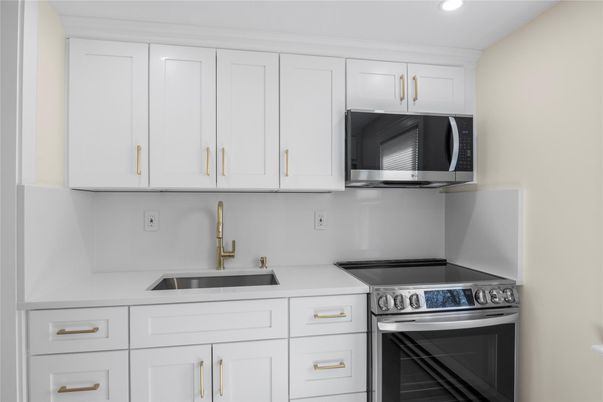 Interior, Kitchen, Recessed Lighting, Stainless Steel Appliances