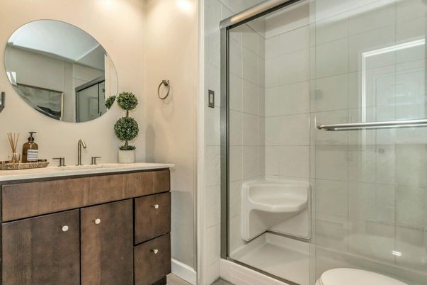 Bathroom, Glass Shower, Interior