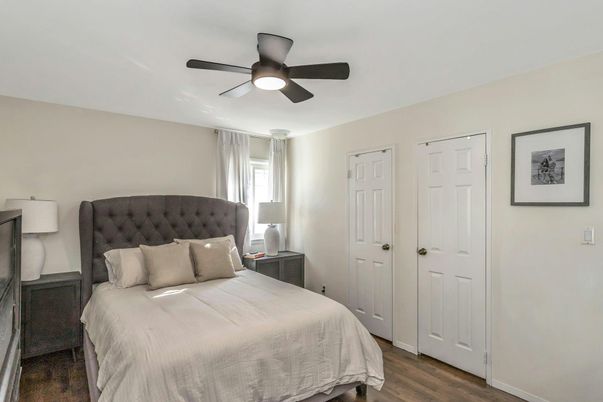 Bedroom, Interior, Wood Texture Flooring