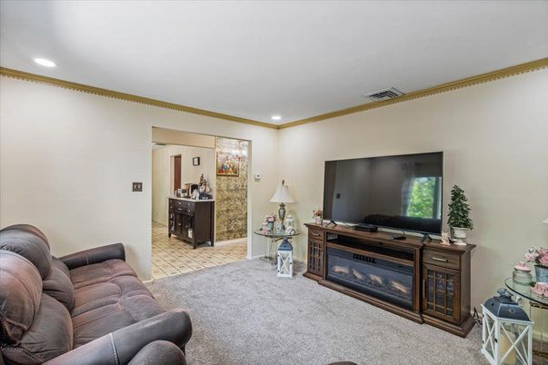 Interior, Living room, Recessed Lighting