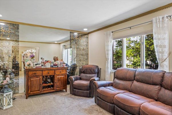 Interior, Living room, Recessed Lighting, Stone Walls