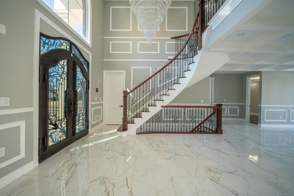 Chandelier, Interior, Marble