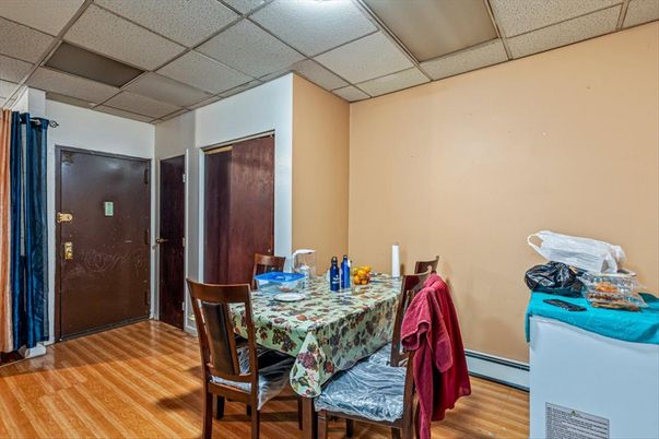 Dining room, Interior, Wood Texture Flooring