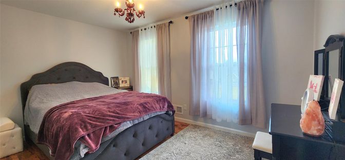 Bedroom, Chandelier, Interior