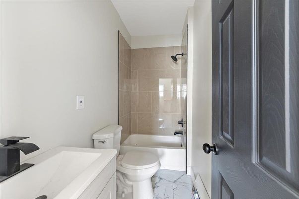 Bathroom, Glass Shower, Interior, Marble