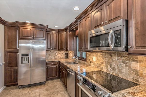 Interior, Kitchen, Recessed Lighting, Stainless Steel Appliances