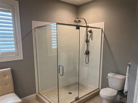 Bathroom, Glass Shower, Interior