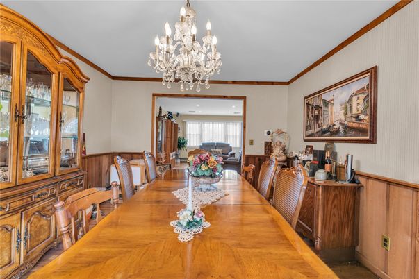 Chandelier, Dining room, Interior, Recessed Lighting