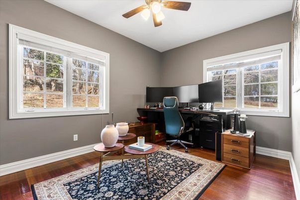 Home Office, Interior, Wood Texture Flooring