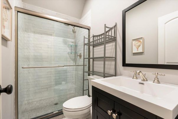 Bathroom, Glass Shower, Interior