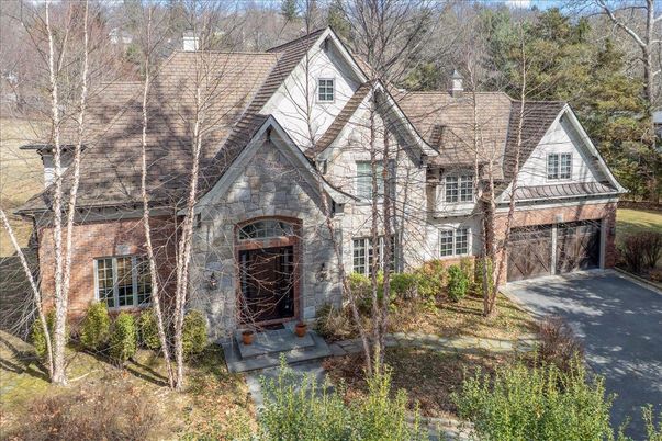 Attached, Exterior, Facade, Brick Facade, Tudor Revival