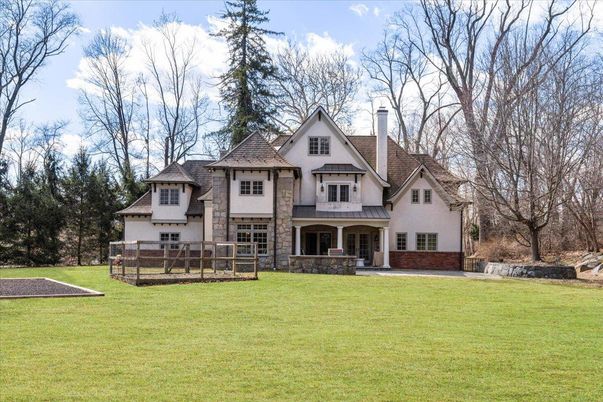 Backyard, Exterior, Facade, Tudor Revival