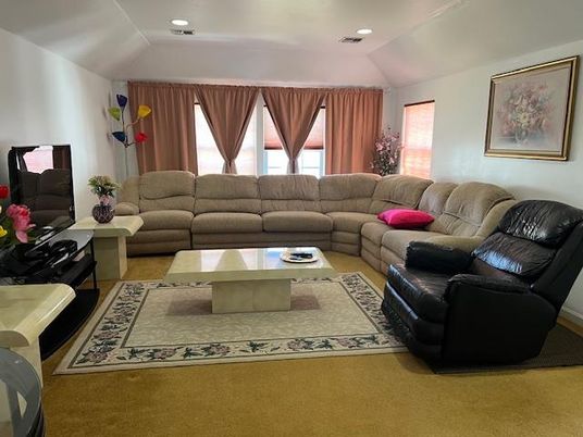 Interior, Living room, Recessed Lighting