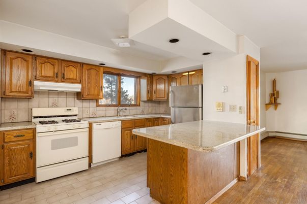 Interior, Kitchen, Wood Texture Flooring