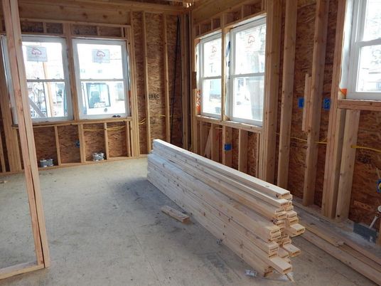 Empty room, Interior, Wooden Walls