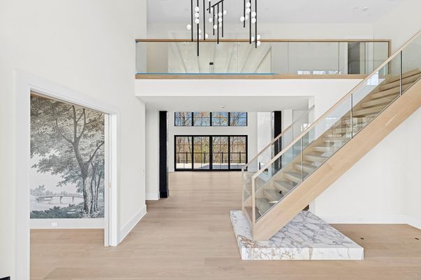 Interior, Pendant Lights, Wood Texture Flooring