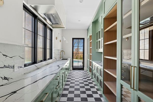 Interior, Marble Walls, Recessed Lighting