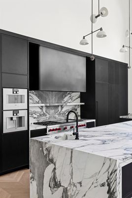 Interior, Kitchen, Wood Texture Flooring