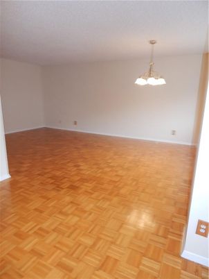 Empty room, Interior, Pendant Lights, Wood Texture Flooring