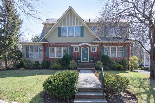 Exterior, Facade, Brick Facade, Tudor Revival