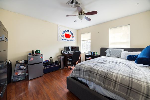 Bedroom, Home Office, Interior, Wood Texture Flooring