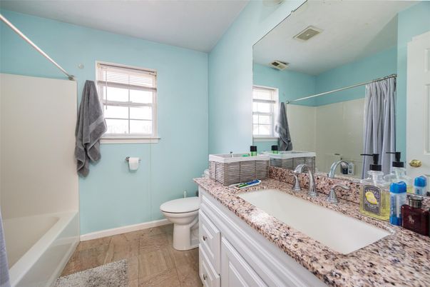Bathroom, Interior, Wood Texture Flooring