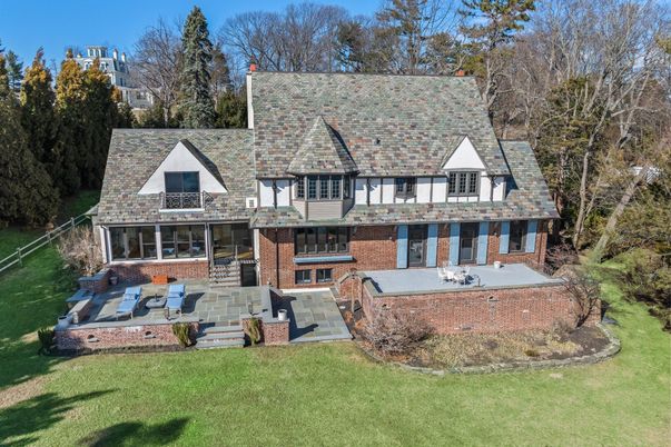 Exterior, Facade, Brick Facade, Tudor Revival
