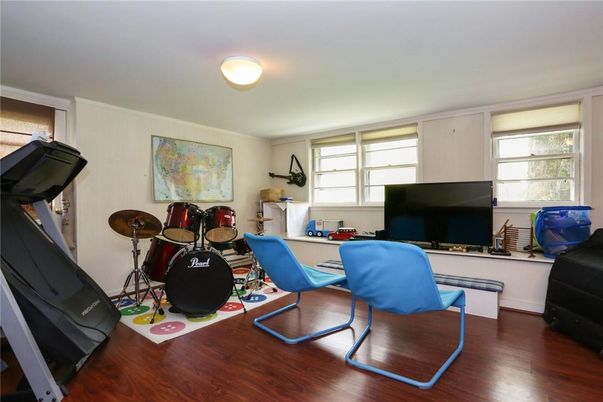 Fitness Equipment, Home Office, Interior, Wood Texture Flooring