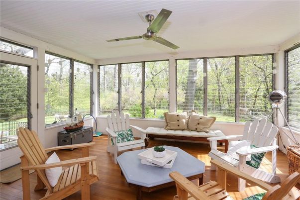 Interior, Sun Room, Wood Texture Flooring