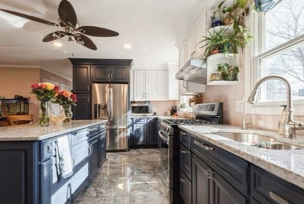Interior, Kitchen, Recessed Lighting, Stainless Steel Appliances
