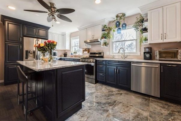 Interior, Kitchen, Recessed Lighting, Stainless Steel Appliances