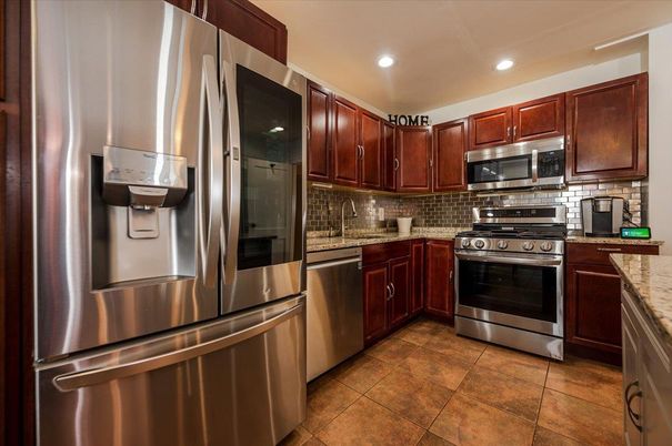 Interior, Kitchen, Recessed Lighting, Stainless Steel Appliances