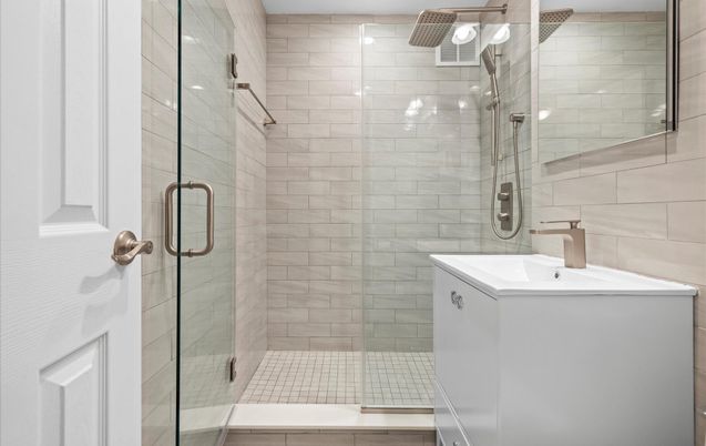 Bathroom, Glass Shower, Interior