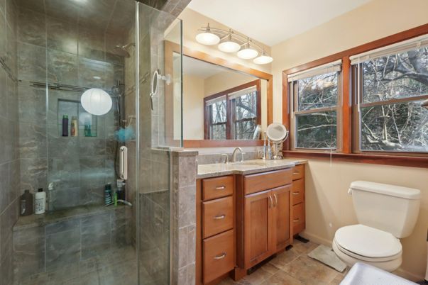 Bathroom, Glass Shower, Interior