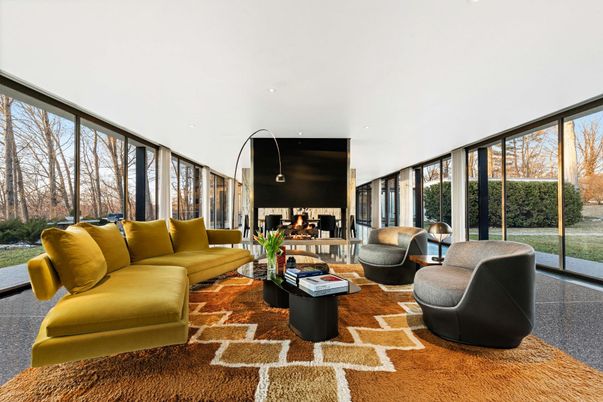 Interior, Living room, Recessed Lighting