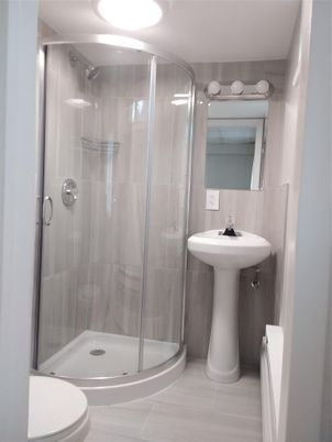 Bathroom, Glass Shower, Interior