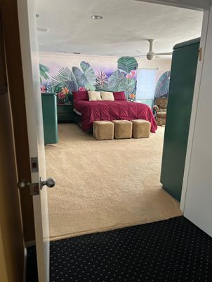 Bedroom, Interior, Recessed Lighting