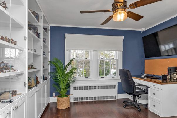 Home Office, Interior, Wood Texture Flooring