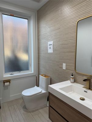 Bathroom, Interior, Wood Texture Flooring