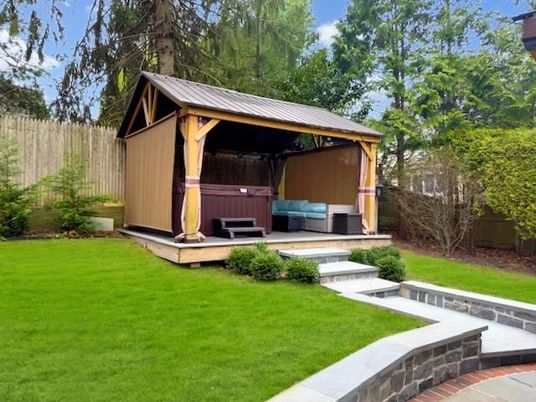 Backyard, Exterior, Hot Tub